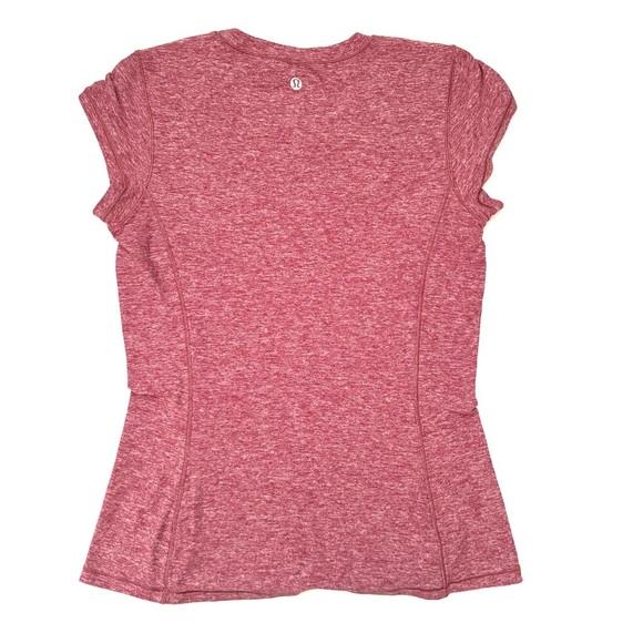 Lululemon Time To Sweat Short Sleeve Tee In Heathered So Merlot - Picture 3 of 6